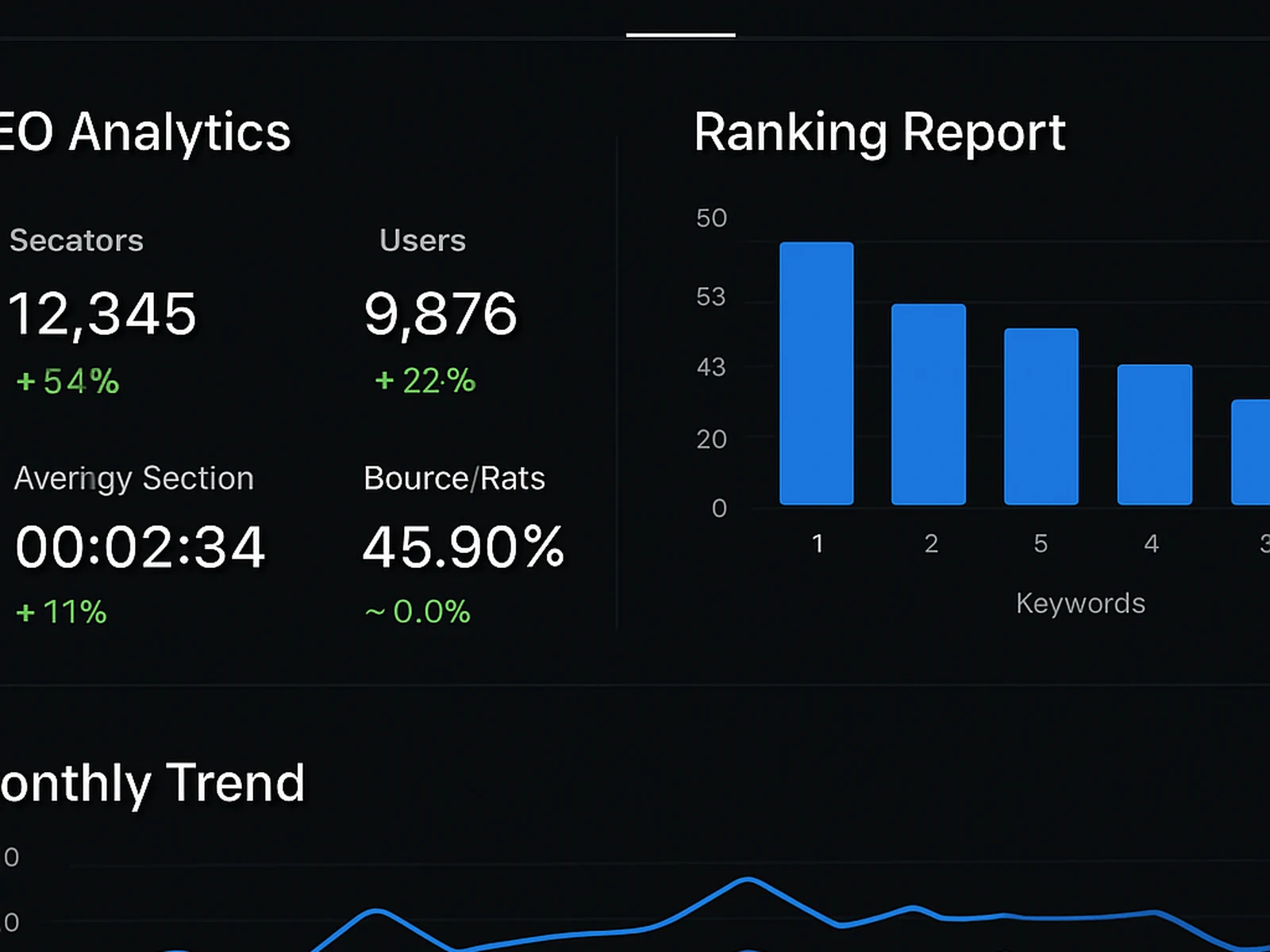 SEO Analytics & Monthly Reporting